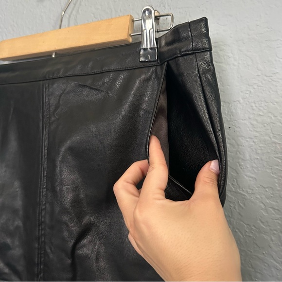 Petal and Pup Vegan Leather Mini Skirt - Picture 6 of 9